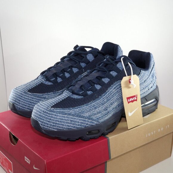 Nike x Levi's Air Max 95 OG Obsidian Blue Denim Levi's Exclusive HM4743-400 11.5 - Picture 1 of 11